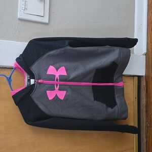Girl Under Armour zip up sweater